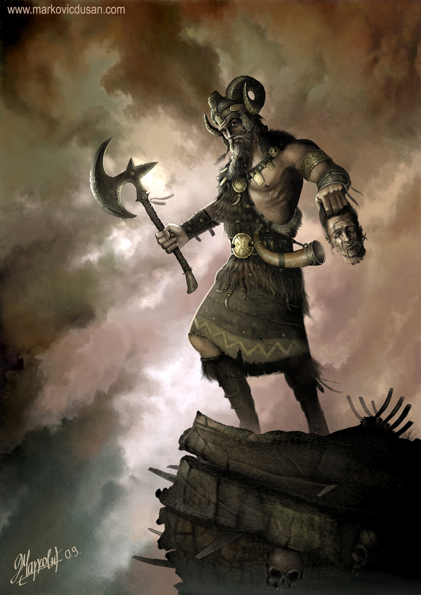 Perun - kresba